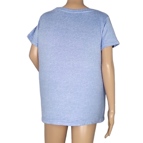 Croft & Barrow Blue Pajama Top XXL - Picture 3 of 4